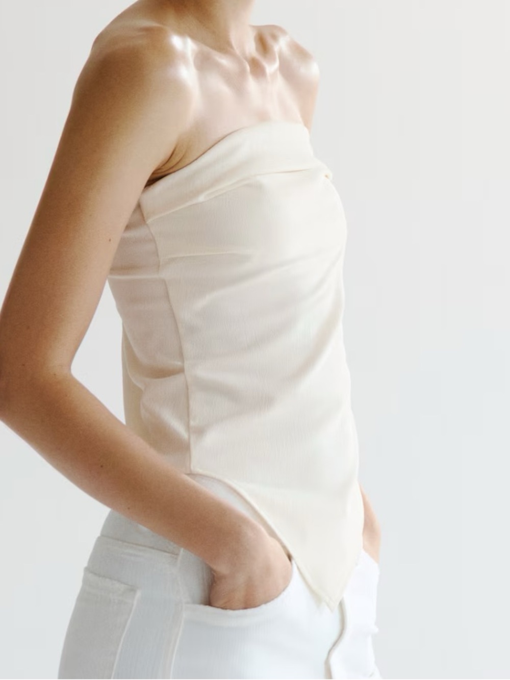 Asymmetric Tube Top